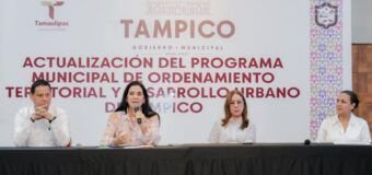 Encabeza Mónica Villarreal Jornada de Planeación para la actualización del Programa Municipal de Ordenamiento Territorial y Desarrollo Urbano de Tampico