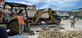 COMAPA SUR rehabilita colector sanitario en zona centro de Ciudad Madero