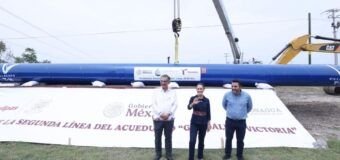 Presidenta Claudia Sheinbaum supervisó la construcción del nuevo acueducto de Ciudad Victoria