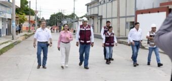 COMAPA Sur y Ayuntamiento de Tampico supervisan zonas afectadas por socavones tras las recientes lluvias