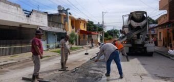 Más vialidades recuperadas tras obras hidráulicas de COMAPA SUR