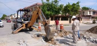 Reforzando el drenaje sanitario, COMAPA SUR mejora la infraestructura urbana en beneficio de las familias maderenses