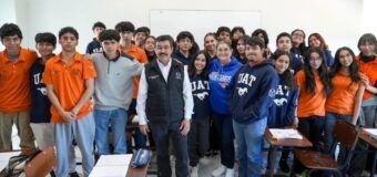 Constató rector logros y avances académicos de la Prepa 3 UAT