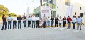 Erasmo González transforma Madero, inaugura 3 calles más de concreto hidráulico