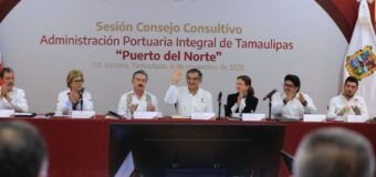Reafirma Américo Villarreal apoyo al Puerto del Norte; será Tamaulipas principal frontera marítima del país