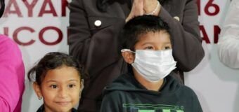 Mónica Villarreal Anaya inaugura obra de pavimentación en la colonia Tancol