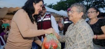 Encabeza Mónica Villarreal nueva Jornada de Bienestar en la colonia Tolteca