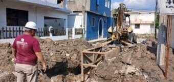 COMAPA SUR mantiene el ritmo de obra en la colonia Carmen Romano