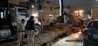 COMAPA SUR impulsa acciones decisivas para atender socavones y reforzar la red hidráulica en la zona sur