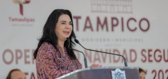 Pone en Marcha Mónica Villarreal Operativo “Navidad Segura, Tampico Te Cuida 2025”.