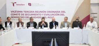 Sur de Tamaulipas conserva semáforo verde en el cuidado del agua