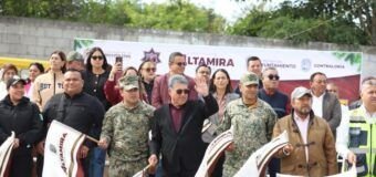 Arranca Armando Martínez operativo “Navidad Segura 2025” en Altamira