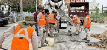 Avanzan en el sur de Tamaulipas los trabajos de reposición de pavimento a cargo de COMAPA SUR