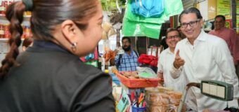 Anuncia Erasmo González rehabilitación integral del Mercado 18 de Marzo