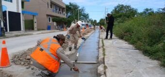 Mejoran infraestructura sanitaria en la colonia Miramápolis de Ciudad Madero