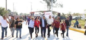 Con obras de calidad Armando Martínez dignifica vialidades en Altamira