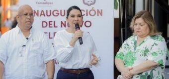 Entrega Mónica Villarreal nuevo elevador de carga en el Mercado Municipal de Tampico