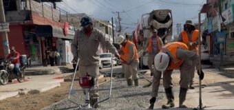 Repone COMAPA Sur pavimento en la Avenida Tamaulipas, importante vialidad del norte de Tampico