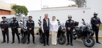 Mónica Villarreal fortalece la seguridad vial con nuevas motopatrullas en Tampico