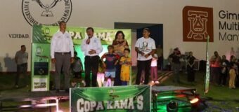 Con gran éxito inaugura Dámaso Anaya el estatal de la Copa Kama’s de fútbol