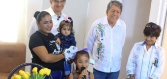 En enlace a la mañanera, presidenta Sheinbaum y Américo entregan viviendas a familias de pescadores en Tamaulipas