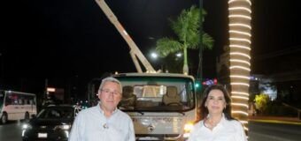 Fortalece Gobierno de Tampico el sistema de alumbrado público en diversos sectores