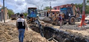 COMAPA Sur impulsa rehabilitación de colector sanitario mediante el programa PRODDER