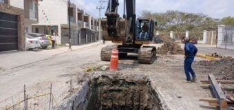 Avanza de manera significativa obra hidráulica en Tampico; se encuentra en etapa final