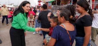 Encabeza Mónica Villarreal festejo a la niñez con más de 10 mil asistentes