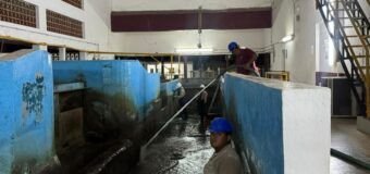 Realiza COMAPA SUR trabajos de mantenimiento en compuertas de la Planta Altavista