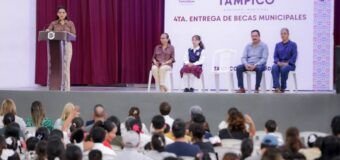 Supera Gobierno de Tampico los 1.3 millones de pesos en programa de becas
