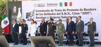 Gobierno de Tamaulipas honra la Batalla de Puebla con toma de protesta de jóvenes del SMN