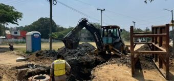 Avanza rehabilitación de colector sanitario en la colonia Solidaridad, Voluntad y Trabajo