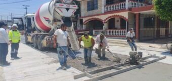 Reposición de pavimento en la colonia Enrique Cárdenas González fortalece la seguridad vial en Tampico