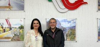 Mónica Villarreal gestiona restauración del Puente Tampico con el director general de CAPUFE