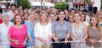 Reinaugura Mónica Villarreal Anaya la Plaza Fraile para fortalecer la convivencia familiar