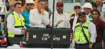 Mantiene operativo de búsqueda: Gobernador Américo Villarreal supervisa rescate de trabajador atrapado en el Acueducto Victoria