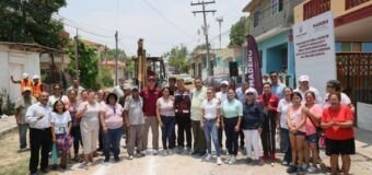Encabeza Erasmo González intensa jornada de arranque del segundo paquete de obra pública 2026 en Ciudad Madero