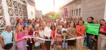 Entrega Mónica Villarreal obras por más de 7.3 millones de pesos en beneficio de familias de la colonia Luis Donaldo Colosio