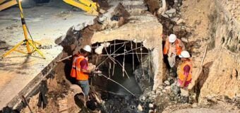 COMAPA intensifica trabajos nocturnos con la instalación de un nuevo colector sanitario en Ciudad Madero