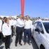 Entrega Américo Villarreal vehículos y maquinaria por 125.2 mdp
