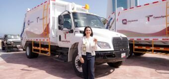 Mónica Villareal fortalece la flotilla de Tampico con apoyo del gobernador, el municipio suma ya 22 camiones recolectores propios