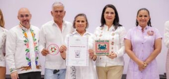 Entrega Mónica Villarreal tercera edición de distintivos «Hecho en Tampico»; suman 180 empresas certificadas
