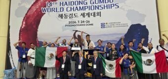 Ocho tamaulipecos hacen historia con México en Corea del Sur; conquistan el primer título mundial de Haidong Gumdo
