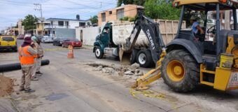 COMAPA Sur mantiene acciones para fortalecer redes de agua y drenaje