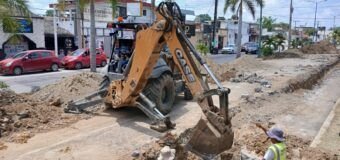 Avanza rehabilitación de la red general de drenaje en un sector de la colonia Unidad Nacional de Ciudad Madero