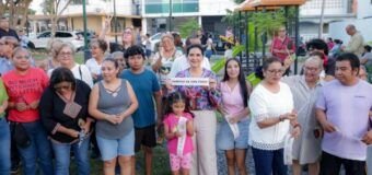 Fortalece Mónica Villarreal la recuperación de espacios públicos con renovación del Parque H