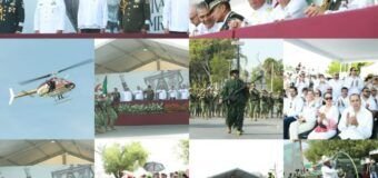 Américo preside desfile cívico-militar por el 216 aniversario de la Independencia de México