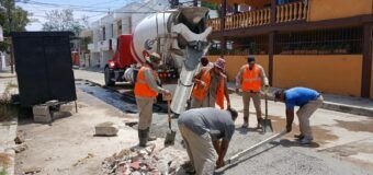 Mantiene COMAPA SUR programa permanente de reposición de pavimentos tras obras de infraestructura