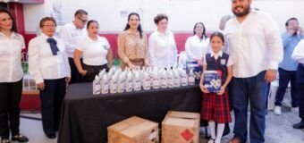 Mónica Villarreal, impulsa mejoras y mantenimiento en escuelas de Tampico